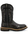 Image #2 - Twisted X Men's 11" Exotic Ostrich Western Work Boots - Nano Composite Toe, Black, hi-res
