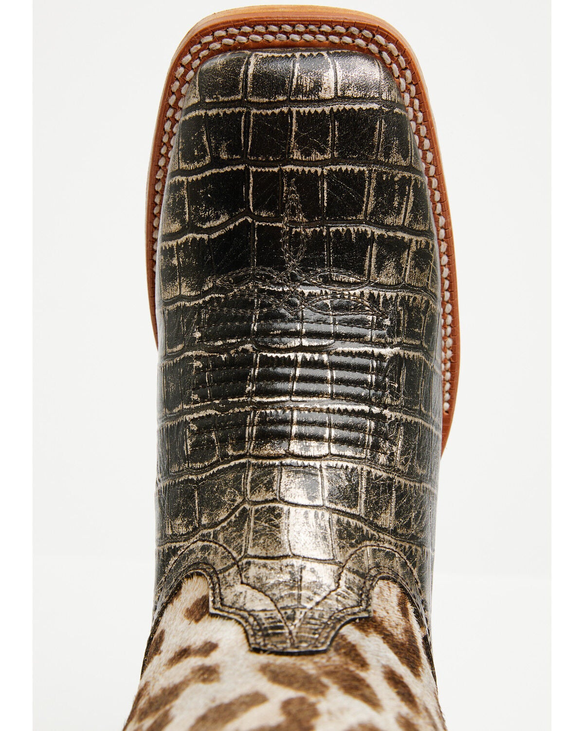 Image #6 - Ariat Women's Frontier Farrah Western Boots - Broad Square Toe, Leopard, hi-res