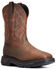 Image #1 - Ariat Men's Big Rig Waterproof Western Work Boots - Broad Square Toe, Brown, hi-res