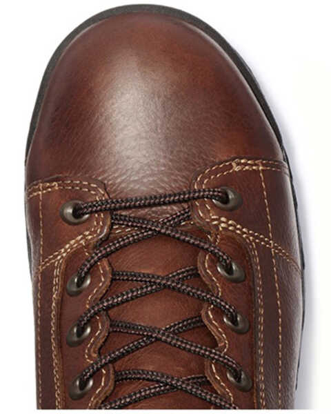 Image #3 - Timberland Men's 6" TiTAN Work Boots - Alloy Toe , Brown, hi-res