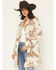 Image #2 - Idyllwind Women's Mcain Southwestern Print Button-Down Long Shacket, Cream, hi-res
