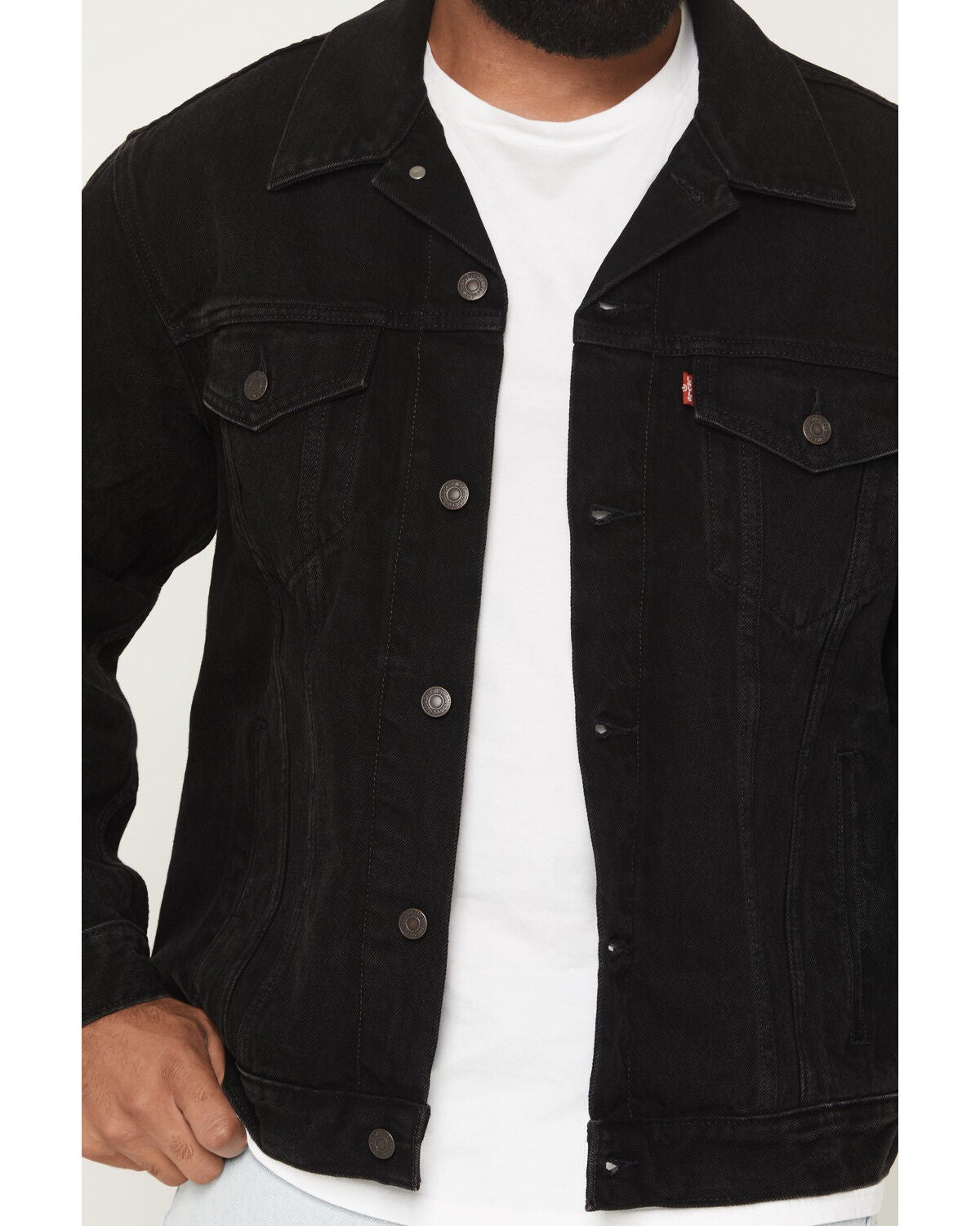 Image #3 - Levi's Men's Never Too Much Relaxed Fit Trucker Jacket, Tan, hi-res