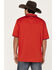 Image #4 - RANK 45® Men's Pop Solid Short Sleeve Polo Shirt, Red, hi-res