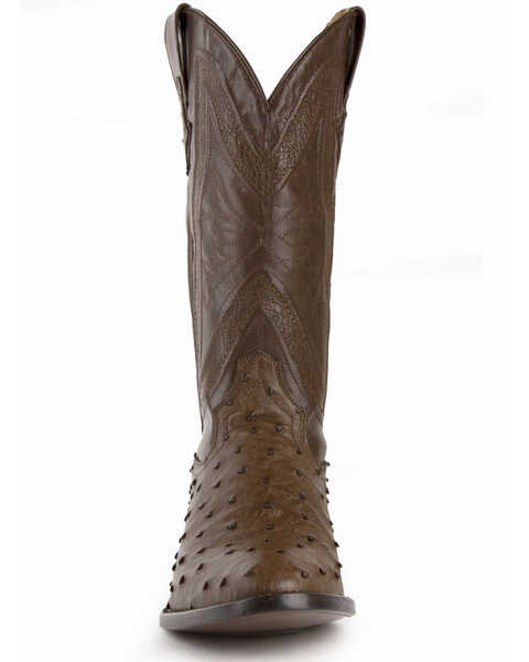 Image #4 - Ferrini Men's Colt Western Boots - Round Toe, Dark Brown, hi-res