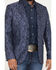Image #3 - Panhandle Men's Paisley Print Slim Sportcoat, Indigo, hi-res