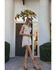 Image #2 - Cleo + Wolf Women's Floral Print Lace-Up Mini Skort, Ivory, hi-res