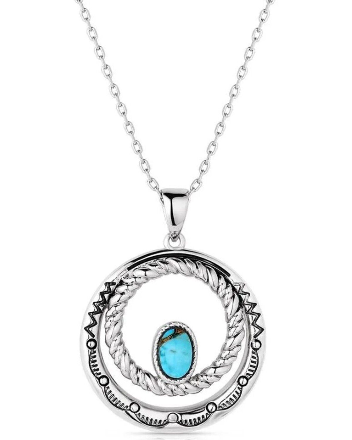 Image #1 - Montana Silversmiths Women's Enchanted Soul Necklace, Silver, hi-res
