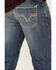 Rock & Roll Denim Men's Pistol Med Stretch Regular Straight Leg Jeans , Blue, hi-res