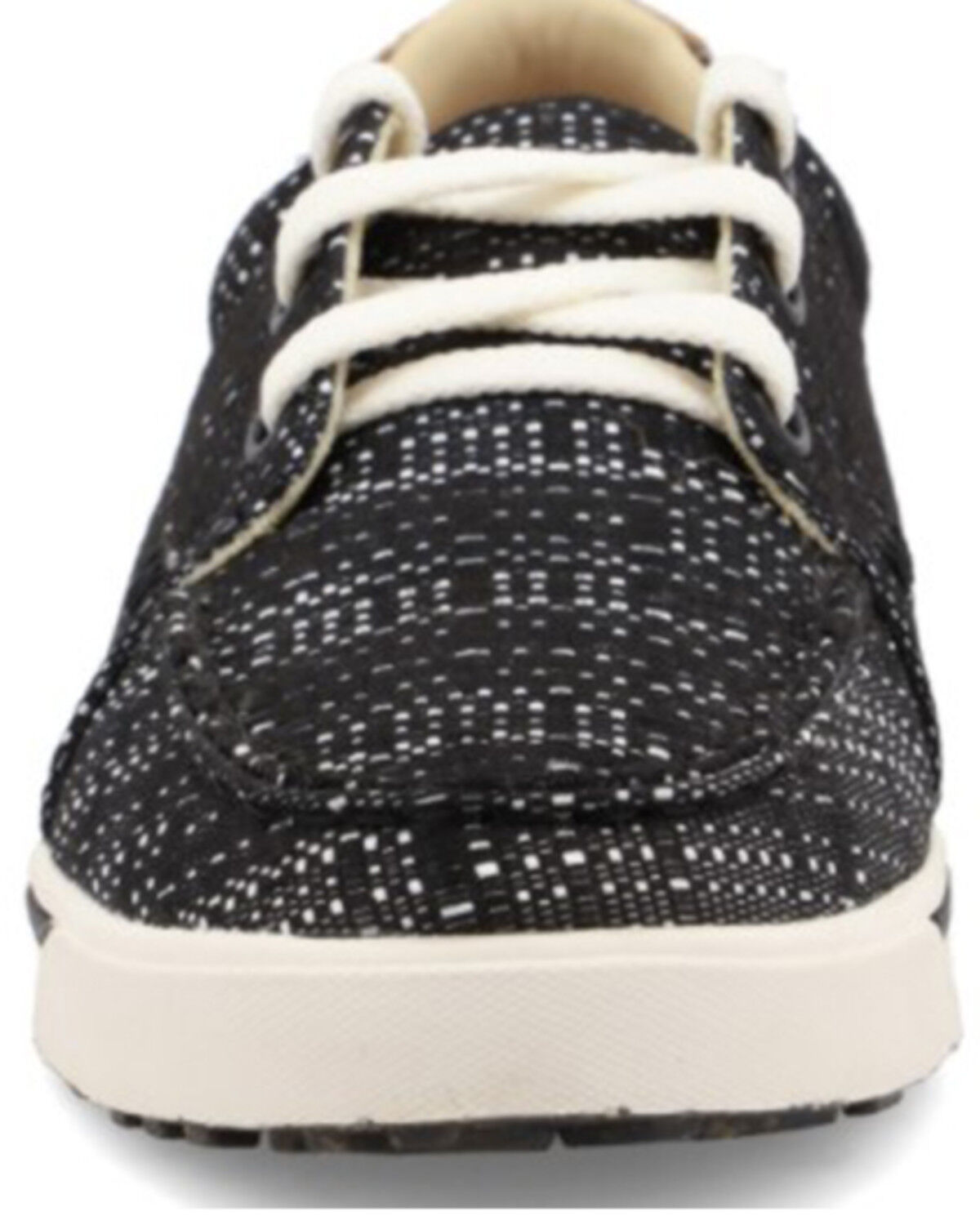 Image #4 - Wrangler Footwear Youth Classic Low Top Shoe, Black/white, hi-res