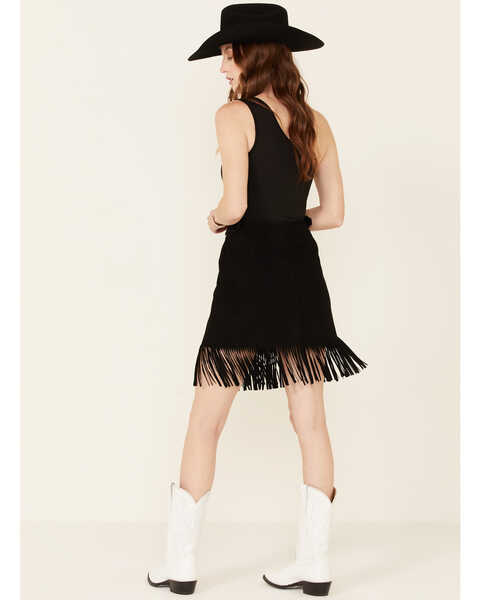 Image #5 - Double D Ranchwear Women's Dee Skirt, Black, hi-res