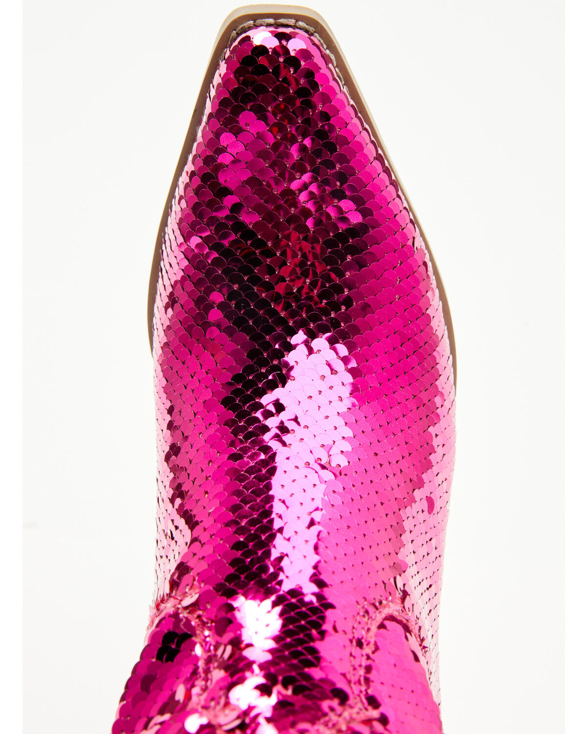 Image #6 - Dingo Women's Sequin Dance Hall Queen Tall Western Boots - Snip Toe, Fuchsia, hi-res