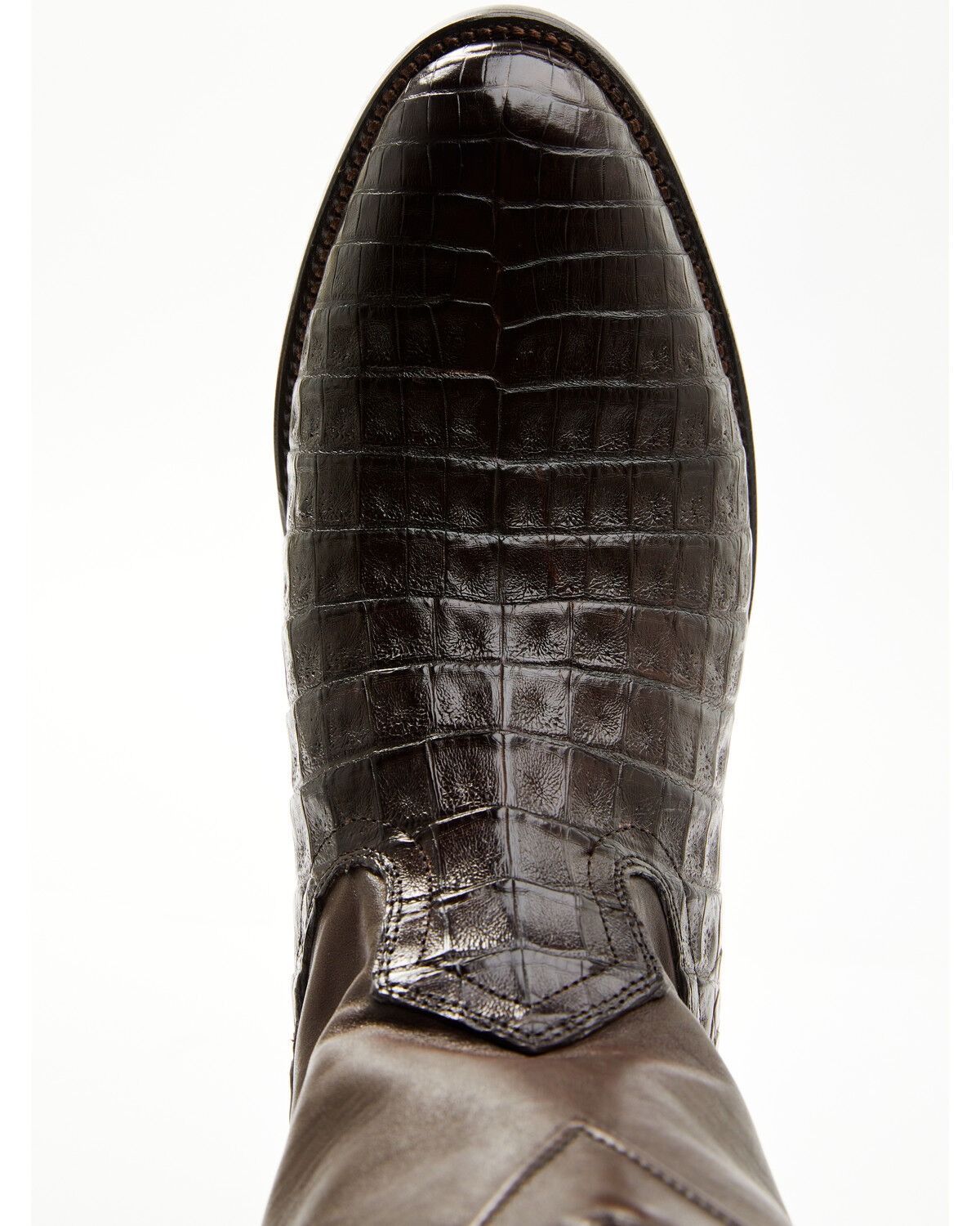 Image #6 - Cody James Black 1978® Men's Carmen Exotic Caiman Belly Roper Boots - Round Toe, Brown, hi-res