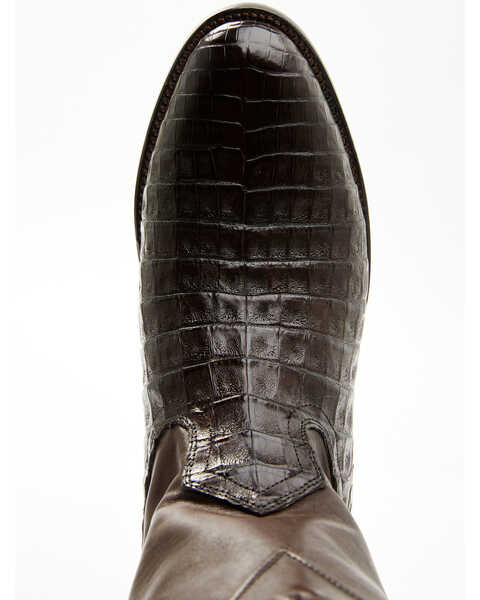 Image #6 - Cody James Black 1978® Men's Carmen Exotic Caiman Belly Roper Boots - Medium Toe , Brown, hi-res