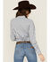 Image #4 - Ariat Women's Kirby Striped Long Sleeve Button-Down Stretch Western Shirt, Blue, hi-res