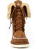 Image #4 - Suberlamb Women's Altai Tumbled Lace-Up Boots - Round Toe , Brown, hi-res