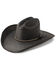 Image #1 - Jason Aldean Asphalt Cowboy Straw Cowboy Hat, Black, hi-res