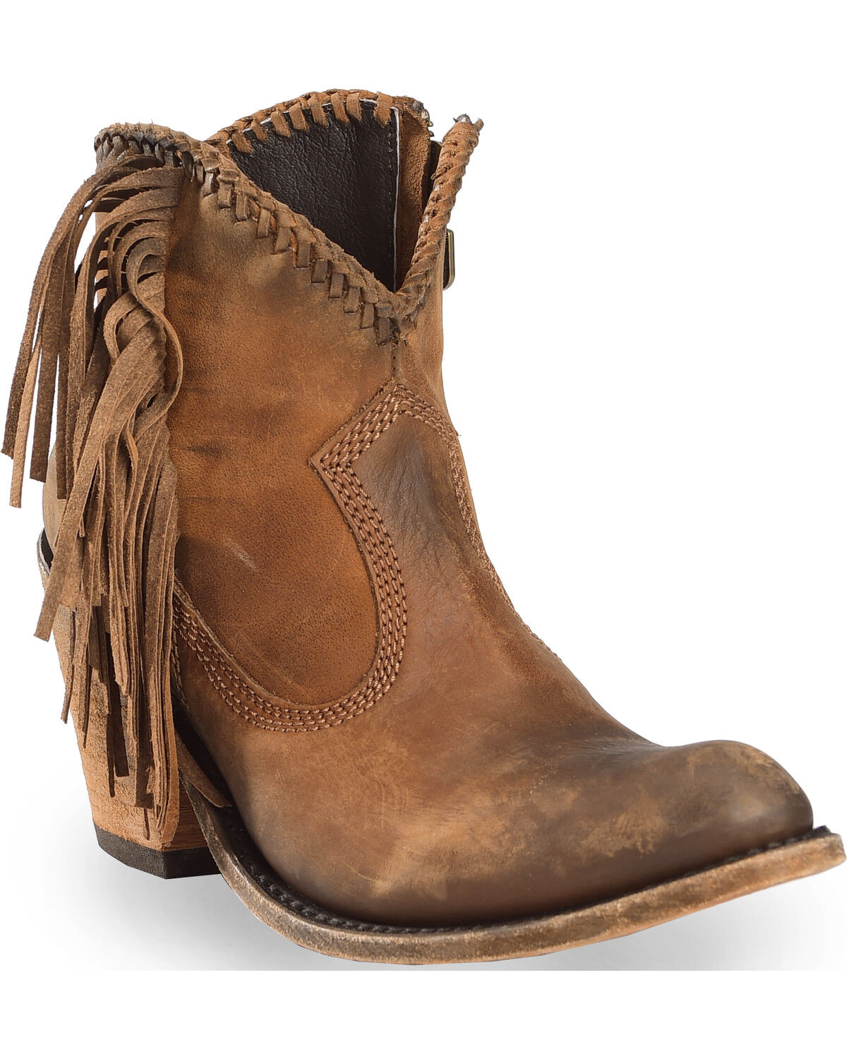 Image #1 - Liberty Black Women's Vegas Faggio Booties - Round Toe, Brown, hi-res