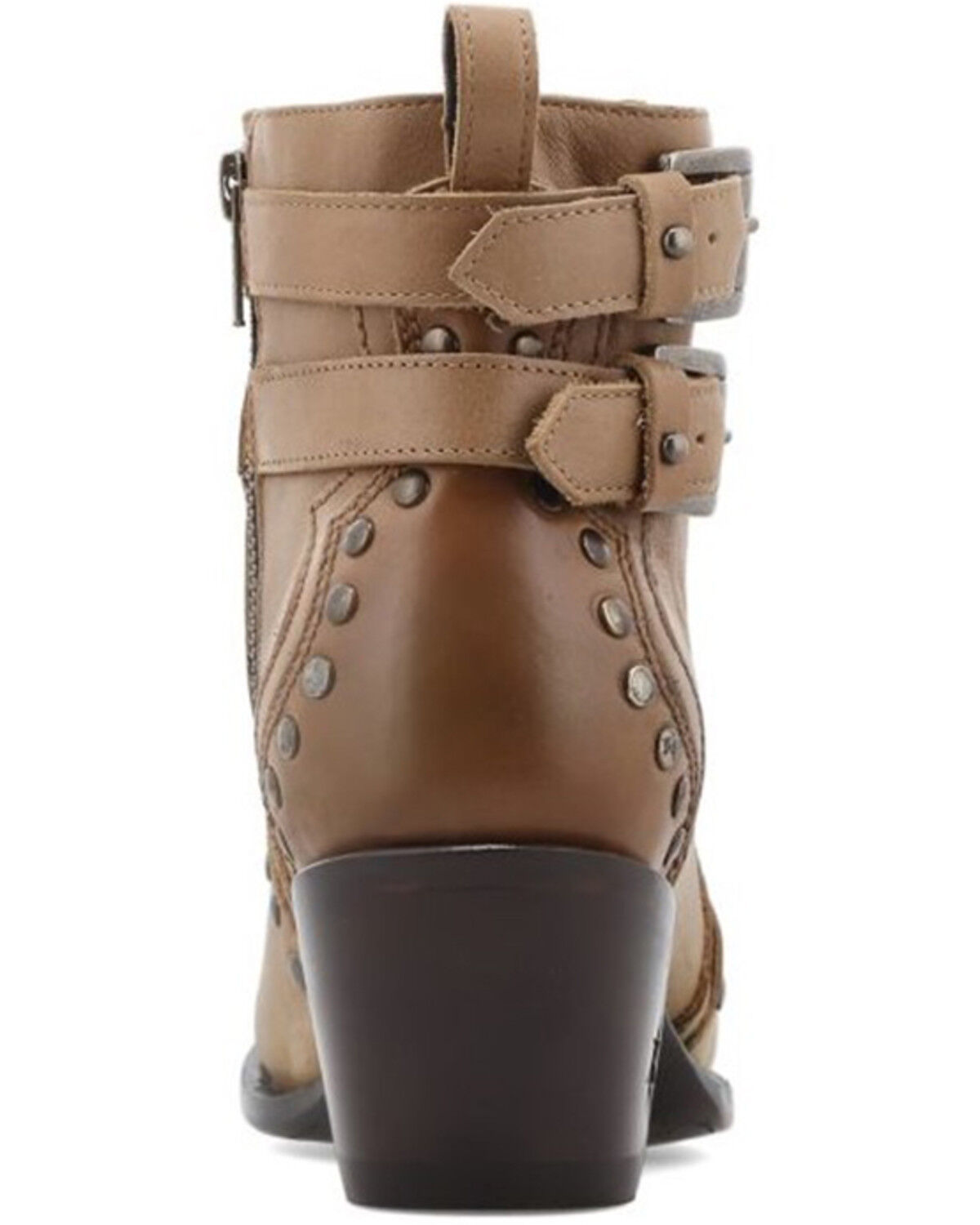 Image #5 - Black Star Women's Hereford Fashion Booties - Round Toe, Off White, hi-res