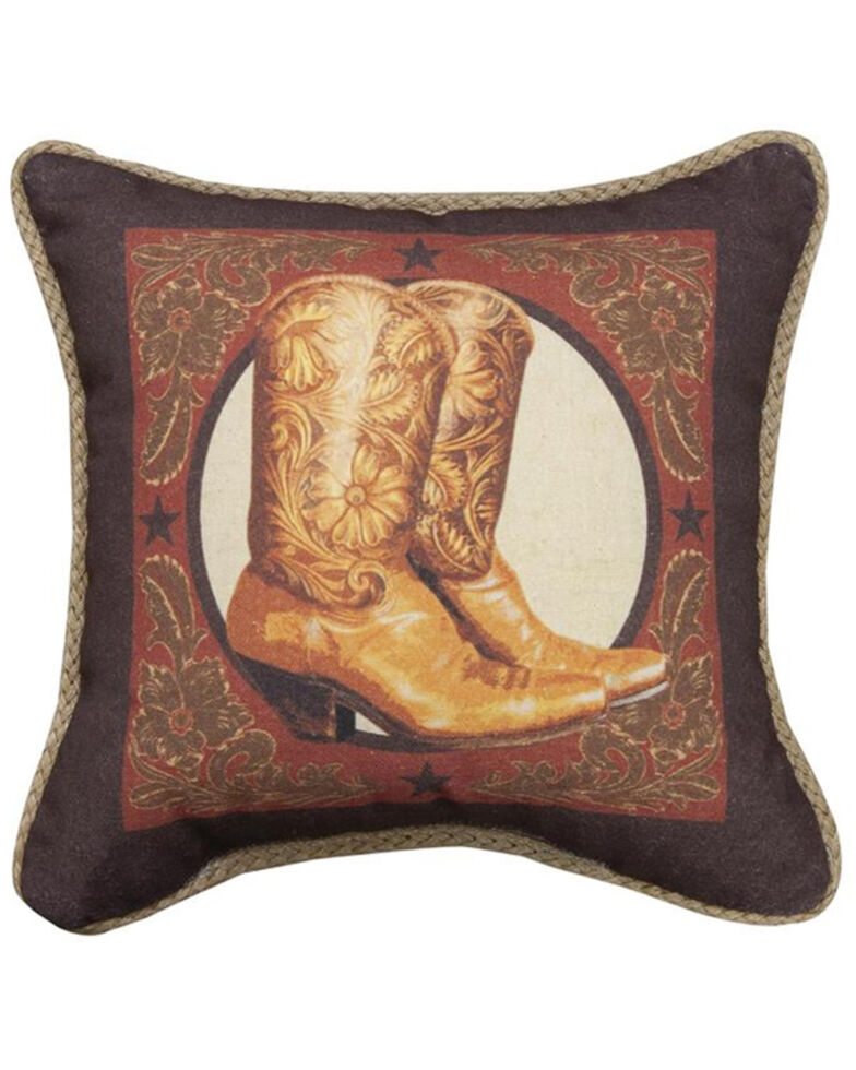 Manual Woodworkers Giddy Up Cowboy Boots Pillow, Multi, hi-res