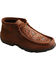 Image #1 - Twisted X Women's Tooled Chukka Driving Mocs, Brown, hi-res