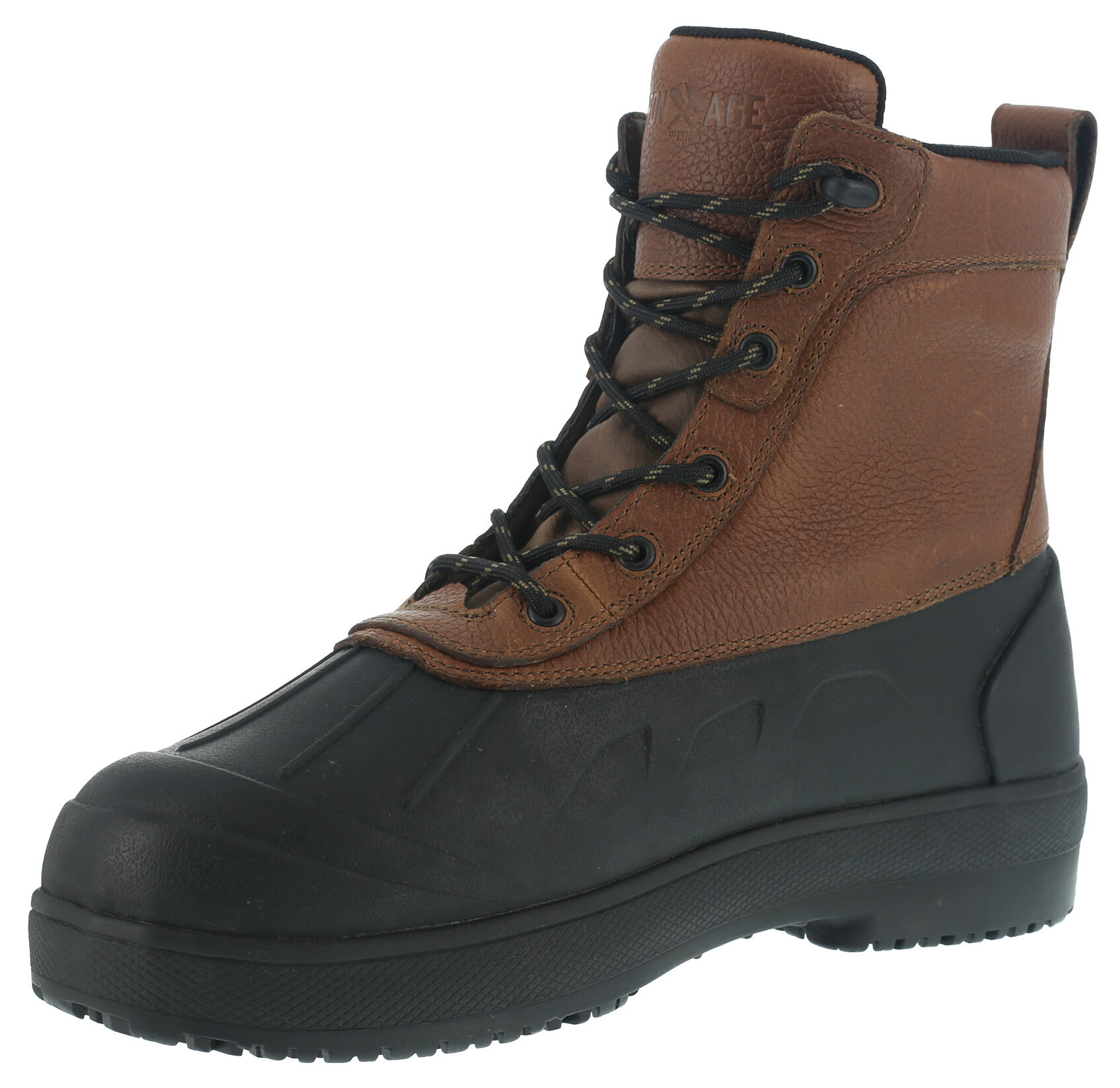 women's waterproof work boots black