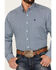 Cinch Men's Mini Medallion Print Long Sleeve Button-Down Western Shirt , Blue, hi-res