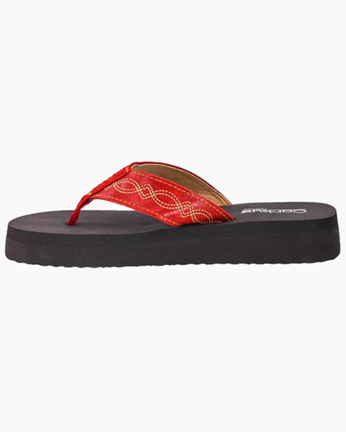 Image #3 - Corky's Women's Overboard Sandals, Red, hi-res