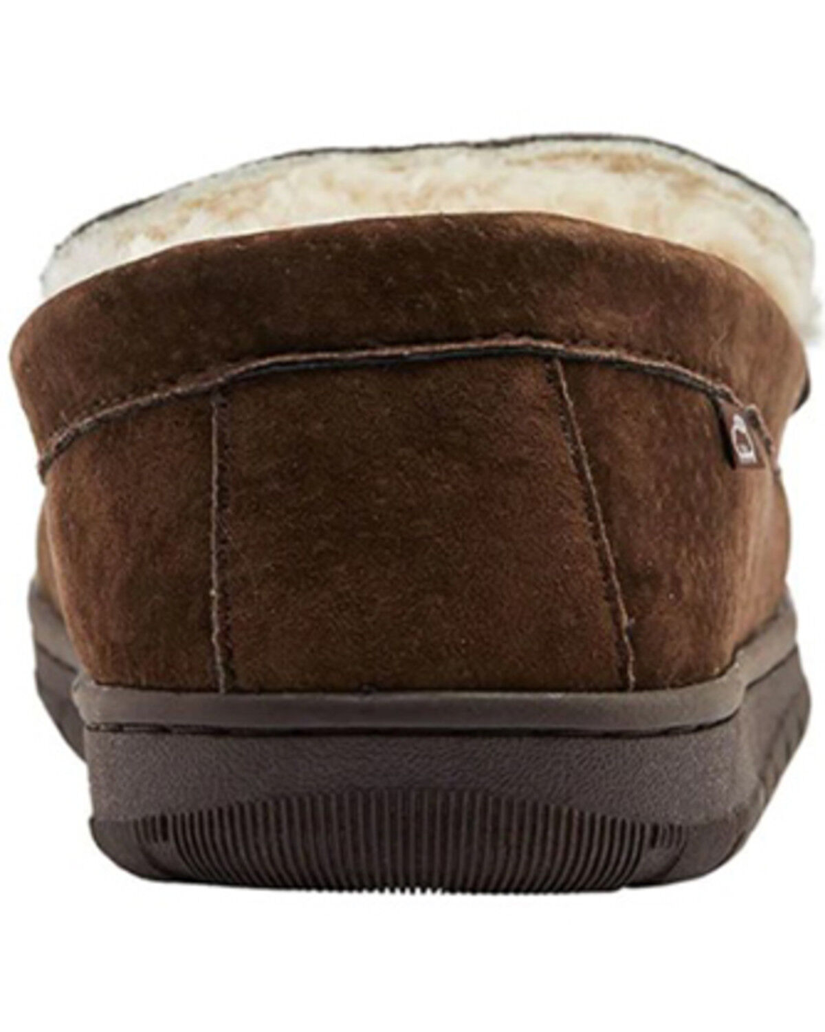 Image #3 - Lamo Footwear Men's Harrison Slippers - Moc Toe, Chocolate, hi-res