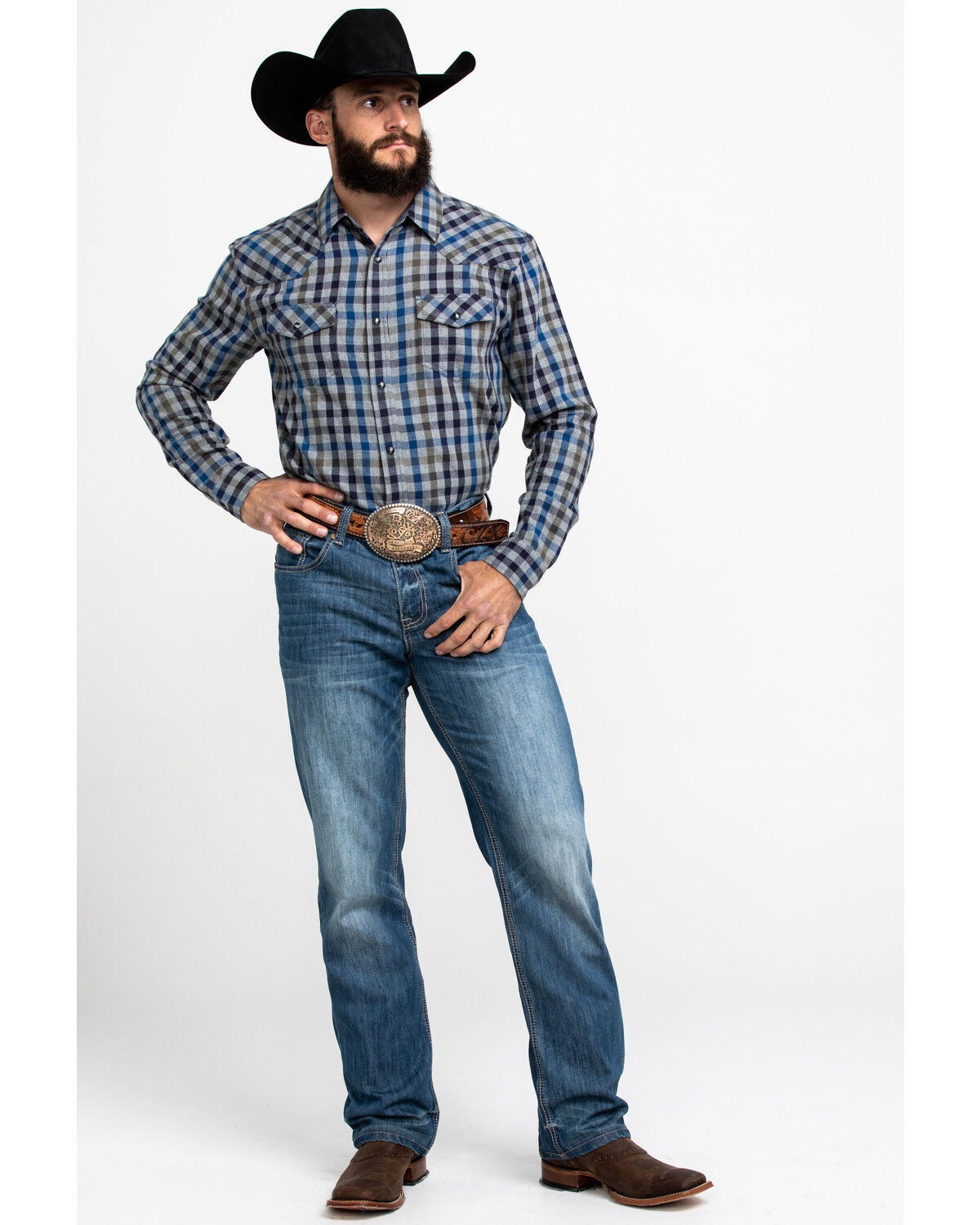 Cody James Men's Range Finder Plaid 