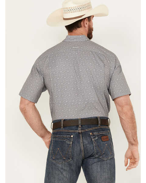 Image #4 - Ariat Men's VentTEK Printed Short Sleeve Button-Down Shirt - Tall, , hi-res
