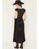 Image #4 - Idyllwind Women's Rita Satin and Lace Midi Skirt, Black, hi-res