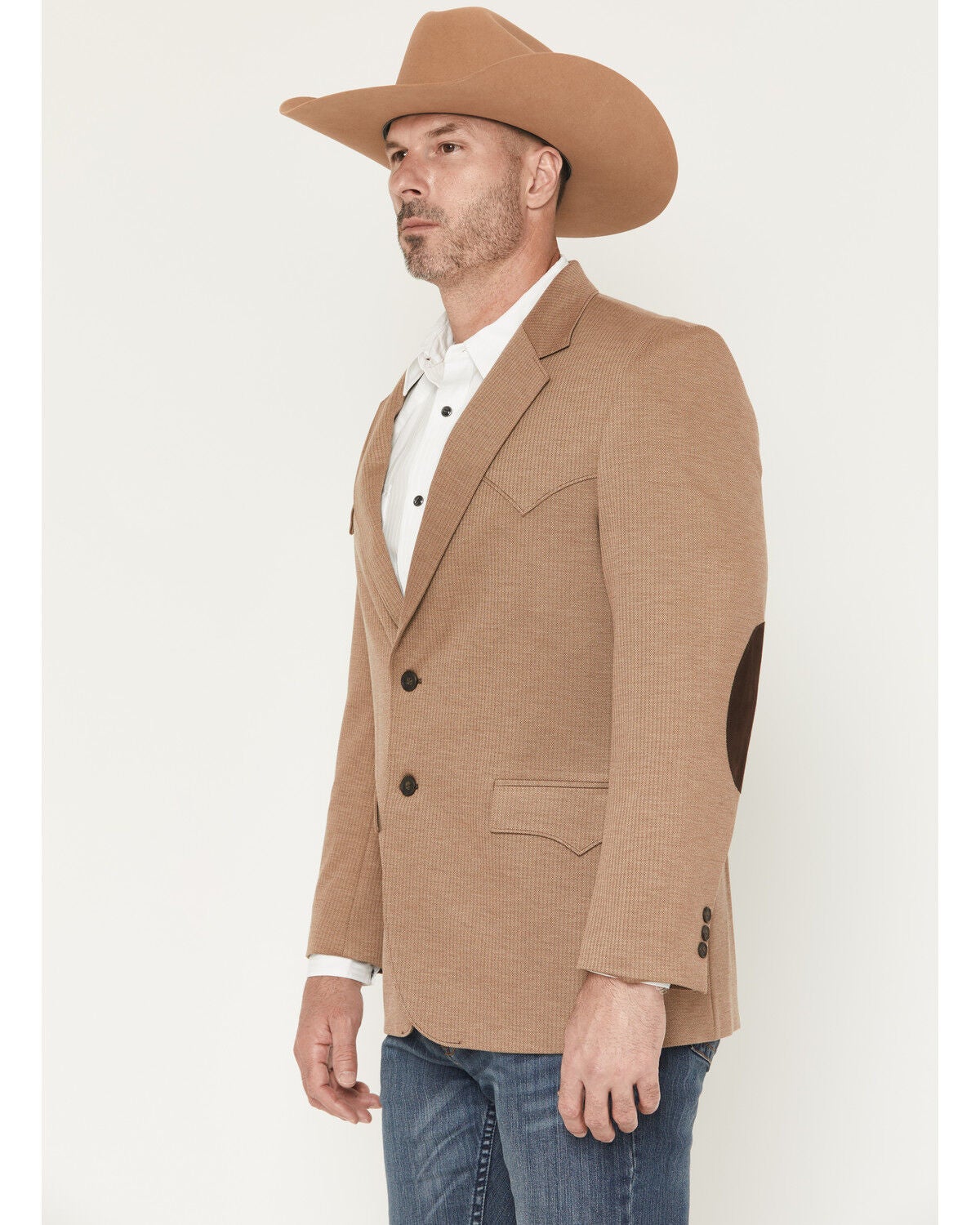 Image #2 - Circle S Men's Plano Sportcoat, Camel, hi-res