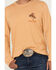 Image #4 - Wrangler Men's Cowboy Bucking Bronco Long Sleeve Graphic T-Shirt, Mustard, hi-res