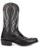 Image #2 - Dan Post Men's Exotic Ostrich Leg Western Boots - Square Toe, Black, hi-res
