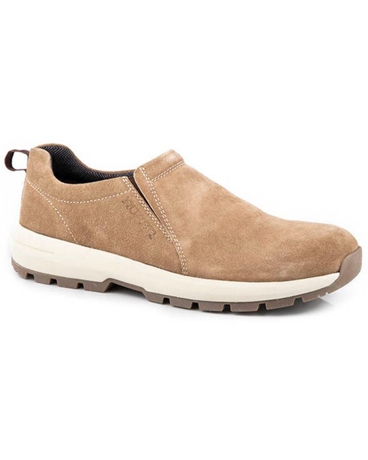 Roper Men's Braun Casual Shoes - Round Toe, Brown, hi-res