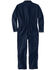 Image #2 - Carhartt Men's FR Loose Fit Twill Coveralls - Tall, Navy, hi-res
