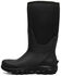 Image #3 - Bogs Men's Classic Seamless Tall Waterproof Rubber Boots - Round Toe, Black, hi-res