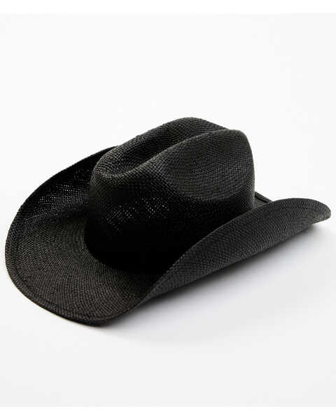 Idyllwind Women's Pioneer Lane Straw Cowboy Hat, Black, hi-res