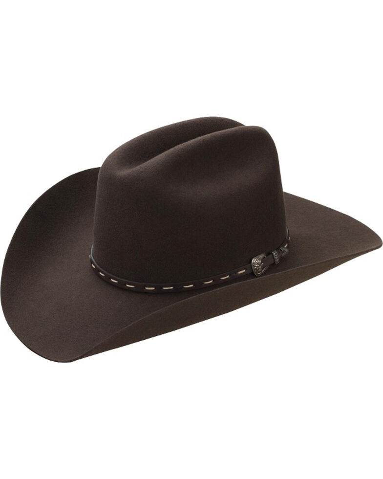 Master Hatters Men's Cordova Kilgore 3X Wool Felt Cowboy Hat, Dark Brown, hi-res