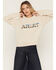 Image #1 - Ariat Women's Landscape Logo Crew Neck Sweatshirt, Grey, hi-res