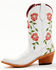 Image #3 - Liberty Black Women's Vicky Floral Embroidered Western Boot - Snip Toe, White, hi-res