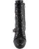 Image #5 - Milwaukee Leather Women's Block Heel Lace Front Boots - Round Toe, Black, hi-res