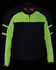 Image #2 - Milwaukee Leather Men's Mesh Racing Jacket with Removable Rain Jacket Liner - 3X, Bright Green, hi-res