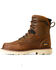 Image #2 - Ariat Men's 8" Rebar Lift Distressed Work Boots - Composite Toe, Brown, hi-res