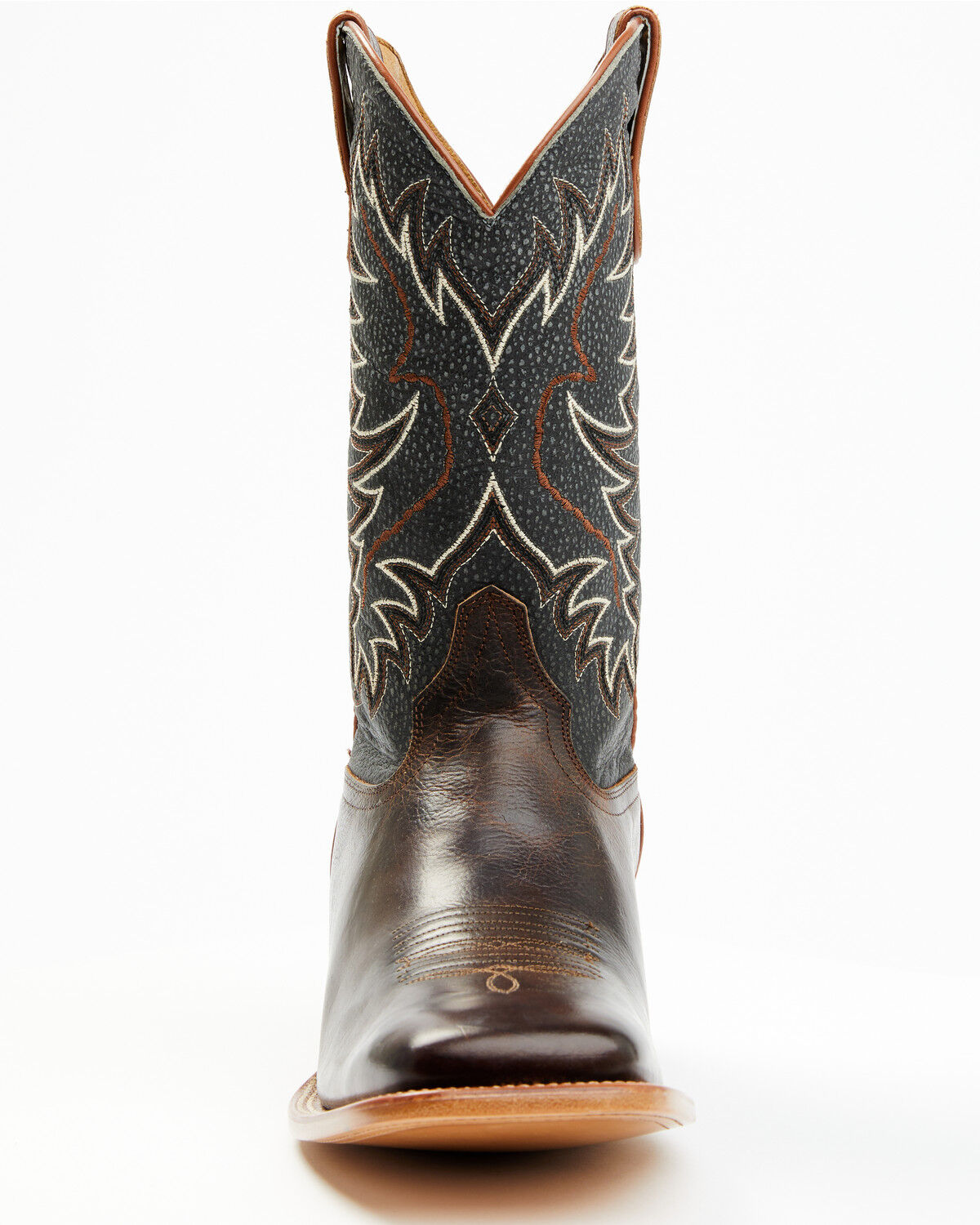 Image #4 - Cody James Men's Montana Western Boots - Broad Square Toe, Dark Brown, hi-res