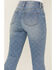 Image #4 - Shyanne Women's Luna Embellished High Rise Flare Stretch Denim Jeans, Light Wash, hi-res