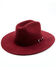 Image #1 - Idyllwind Women's Wild Rancher Felt Western Fashion Hat , Burgundy, hi-res