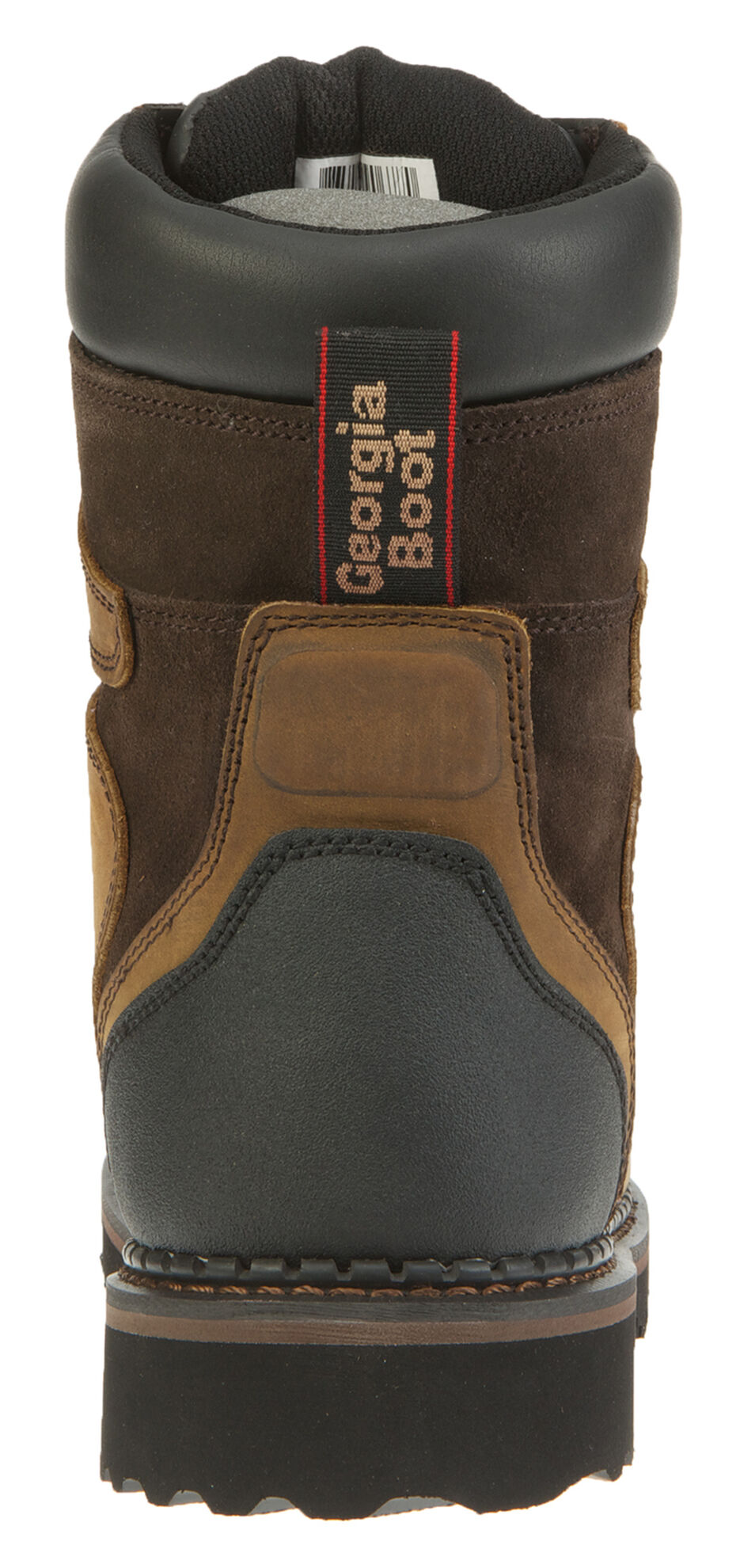 Image #7 - Georgia Boot Men's Brookville Waterproof 8" Work Boots - Round Toe, Dark Brown, hi-res