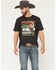 Image #1 - Wrangler Men's Viva Los Vaqueros Short Sleeve Graphic T-Shirt, Black, hi-res