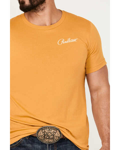 Image #3 - Pendleton Men's Harding Skull Short Sleeve Graphic T-Shirt , Mustard, hi-res